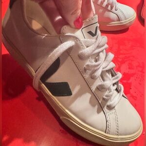Veja Esplar - White/Green - Size 37